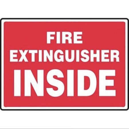 Accuform SAFETY SIGN FIRE EXTINGUISHER 10 in  X MFXG419XT